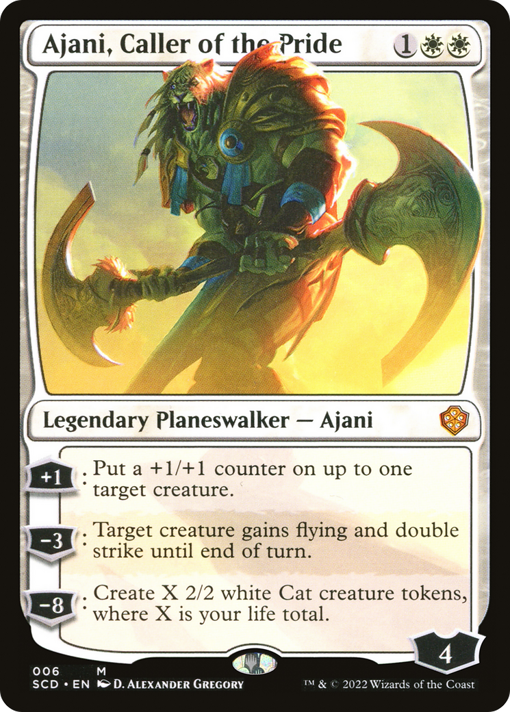 Ajani, Caller of the Pride [Starter Commander Decks] | Nerdhalla Games