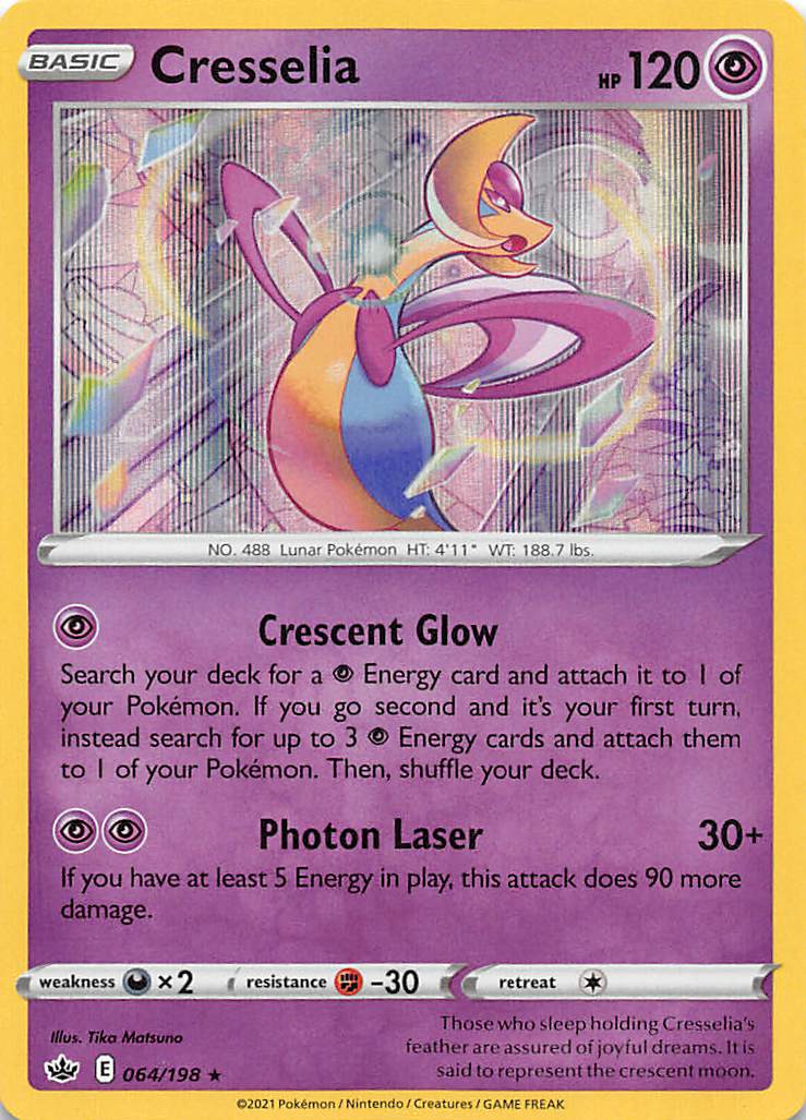 Cresselia (064/198) [Sword & Shield: Chilling Reign] | Nerdhalla Games