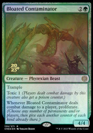 Bloated Contaminator [Phyrexia: All Will Be One Prerelease Promos] | Nerdhalla Games