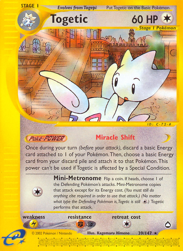 Togetic (39/147) [Aquapolis] | Nerdhalla Games