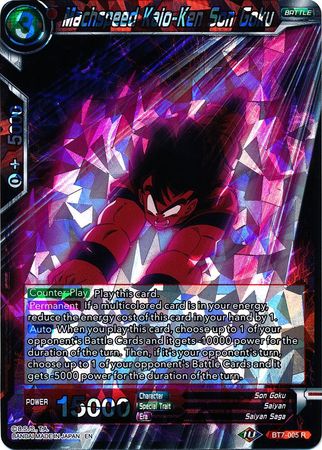 Machspeed Kaio-Ken Son Goku [BT7-005] | Nerdhalla Games