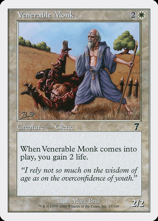 Venerable Monk [Seventh Edition] | Nerdhalla Games