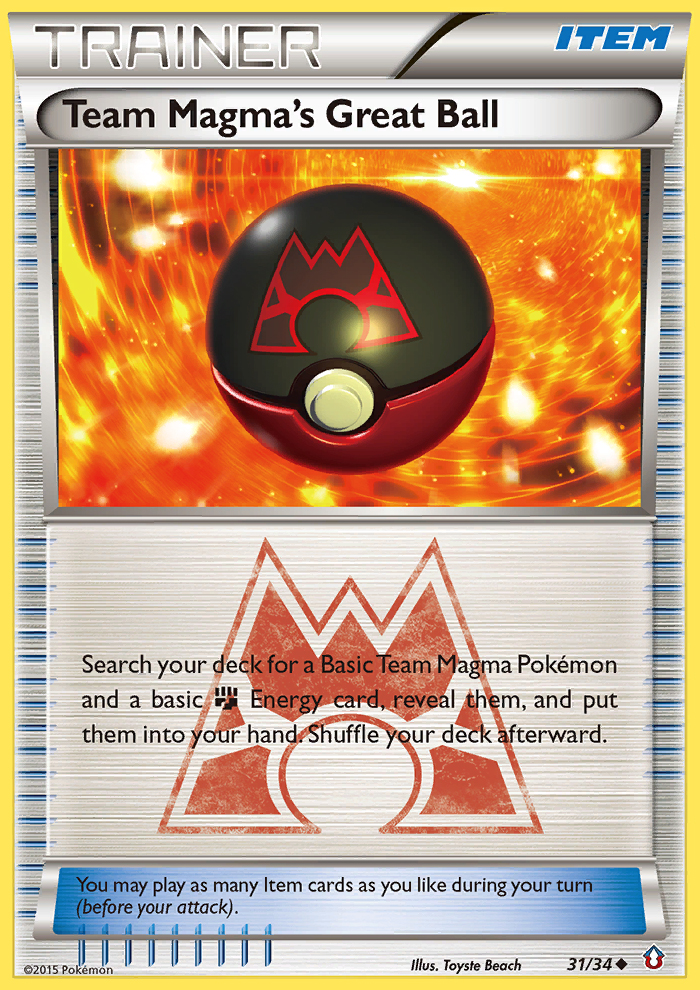 Team Magma's Great Ball (31/34) [XY: Double Crisis] | Nerdhalla Games