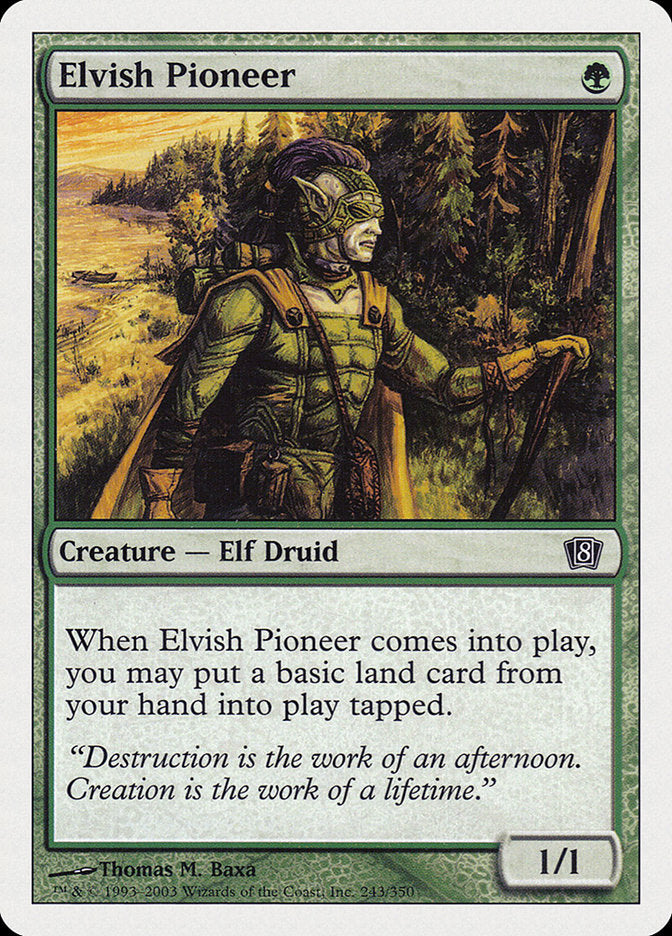 Elvish Pioneer [Eighth Edition] | Nerdhalla Games