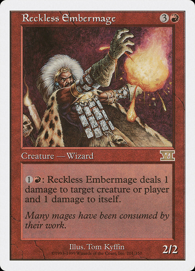 Reckless Embermage [Classic Sixth Edition] | Nerdhalla Games