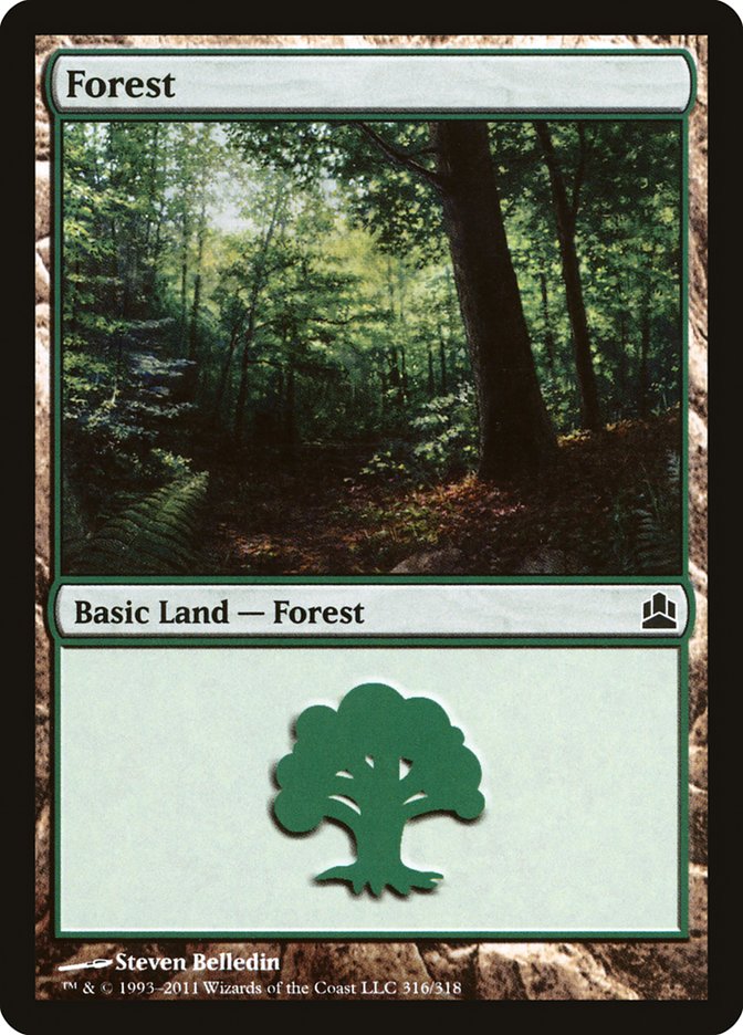 Forest (316) [Commander 2011] | Nerdhalla Games