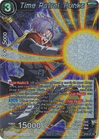 Time Patrol Trunks (Foil) (EX02-01) [Dark Demon's Villains] | Nerdhalla Games