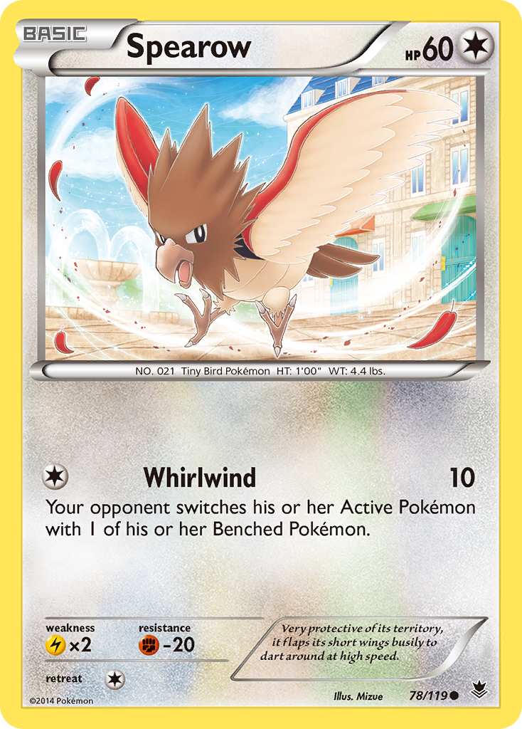 Spearow (78/119) [XY: Phantom Forces] | Nerdhalla Games