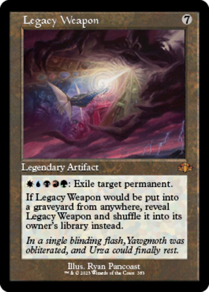 Legacy Weapon (Retro) [Dominaria Remastered] | Nerdhalla Games