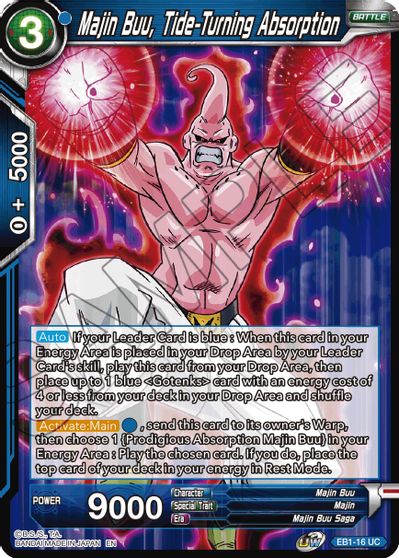 Majin Buu, Tide-Turning Absorption (EB1-16) [Battle Evolution Booster] | Nerdhalla Games