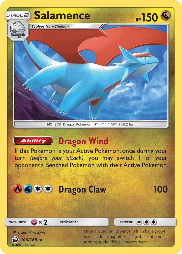 Salamence (106/168) [Sun & Moon: Celestial Storm] | Nerdhalla Games