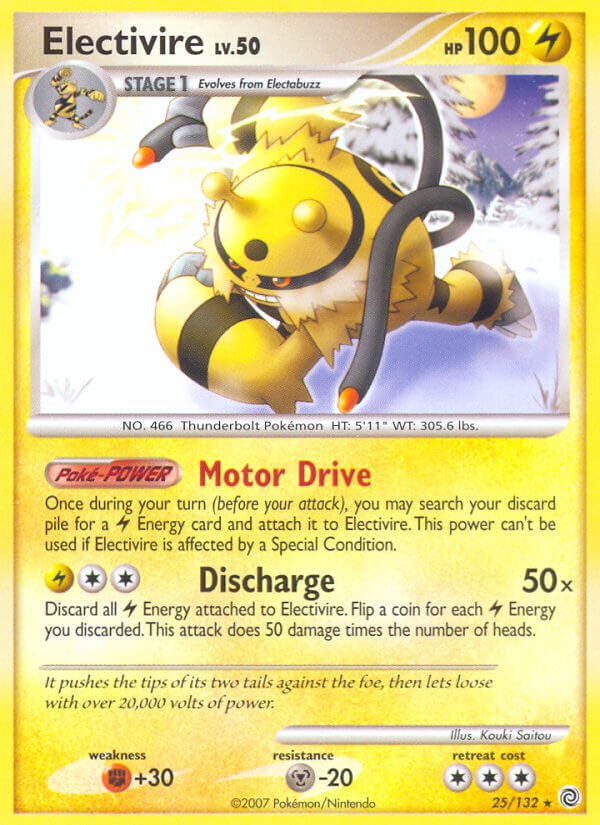 Electivire (25/132) (Theme Deck Exclusive) [Diamond & Pearl: Secret Wonders] | Nerdhalla Games