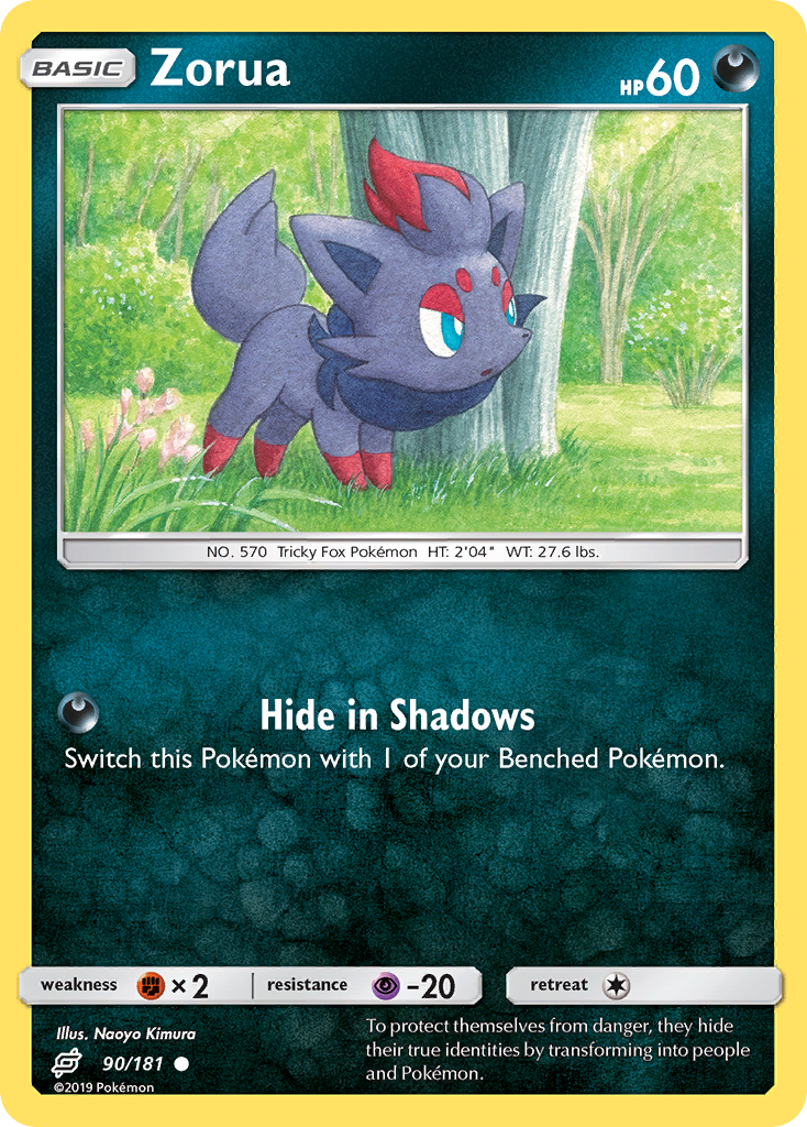 Zorua (90/181) [Sun & Moon: Team Up] | Nerdhalla Games