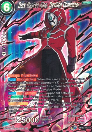 Dark Masked King, Devilish Dominator [BT12-140] | Nerdhalla Games