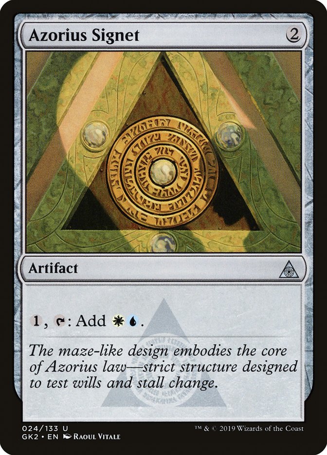 Azorius Signet [Ravnica Allegiance Guild Kit] | Nerdhalla Games