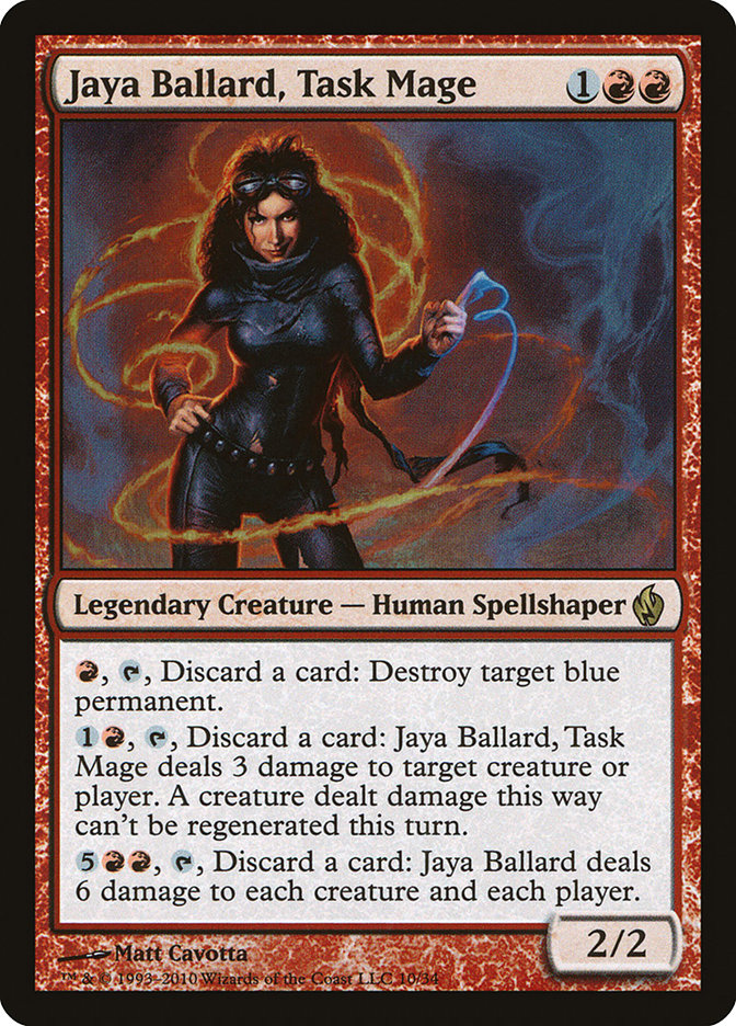 Jaya Ballard, Task Mage [Premium Deck Series: Fire and Lightning] | Nerdhalla Games