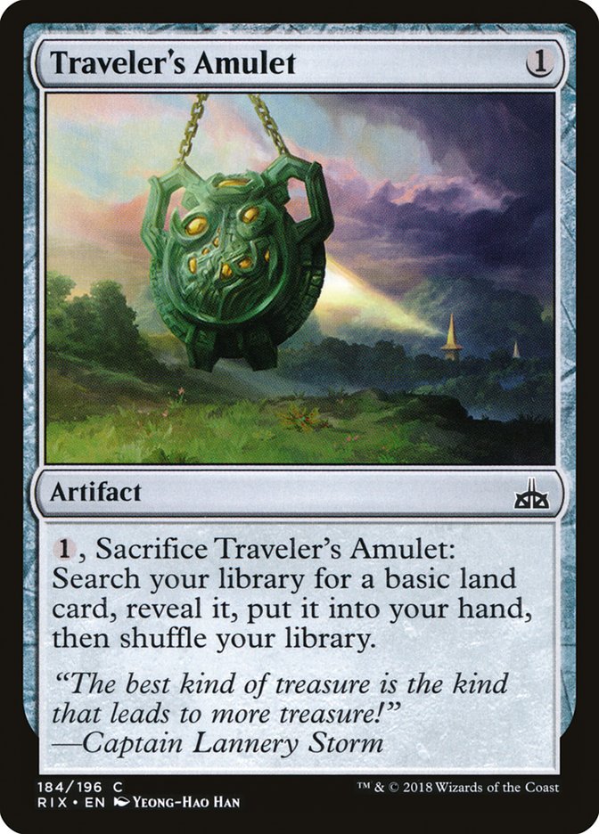 Traveler's Amulet [Rivals of Ixalan] | Nerdhalla Games