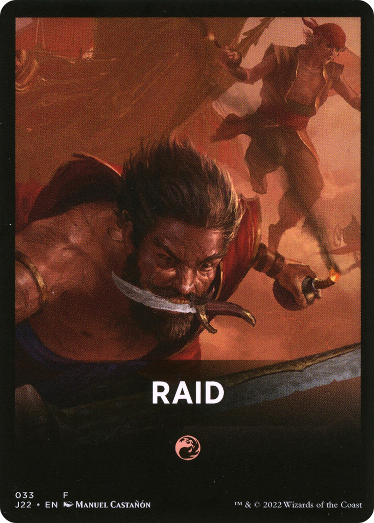 Raid Theme Card [Jumpstart 2022 Front Cards] | Nerdhalla Games