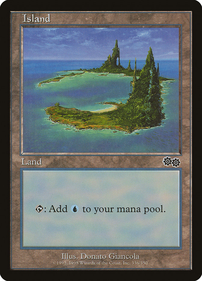 Island (336) [Urza's Saga] | Nerdhalla Games