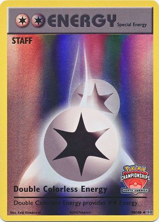 Double Colorless Energy (90/108) (NA Championship Promo Staff) [XY: Evolutions] | Nerdhalla Games