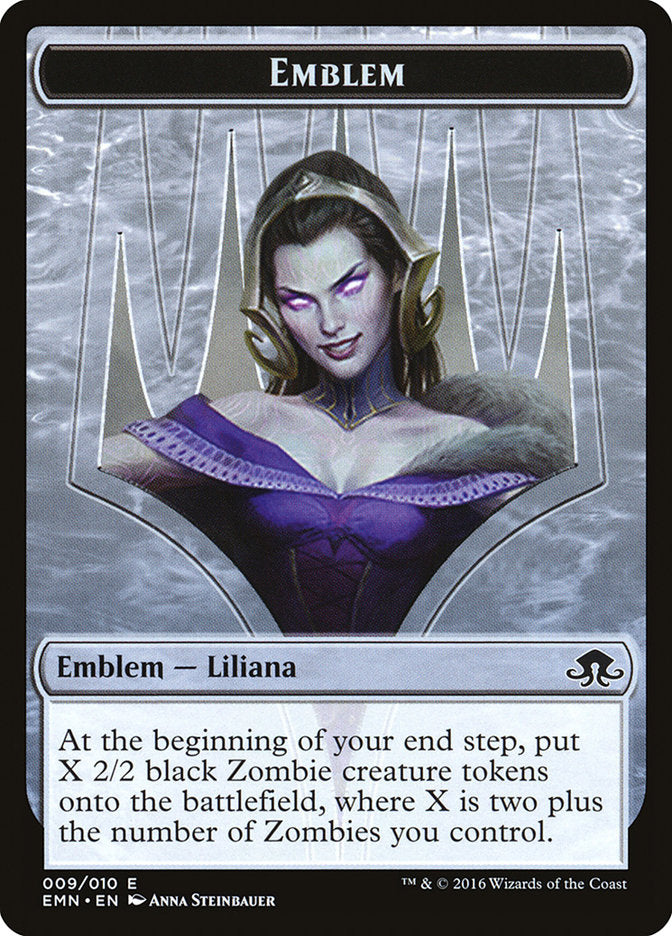 Liliana, the Last Hope Emblem [Eldritch Moon Tokens] | Nerdhalla Games