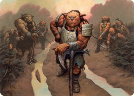 Hobgoblin Bandit Lord Art Card [Dungeons & Dragons: Adventures in the Forgotten Realms Art Series] | Nerdhalla Games