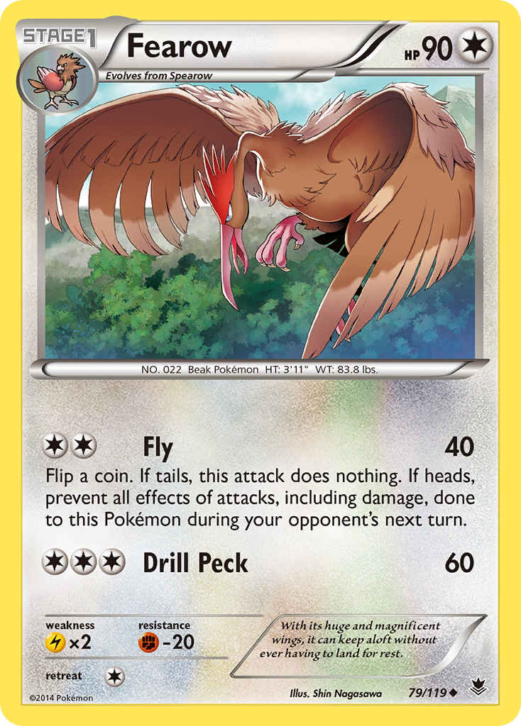 Fearow (79/119) [XY: Phantom Forces] | Nerdhalla Games