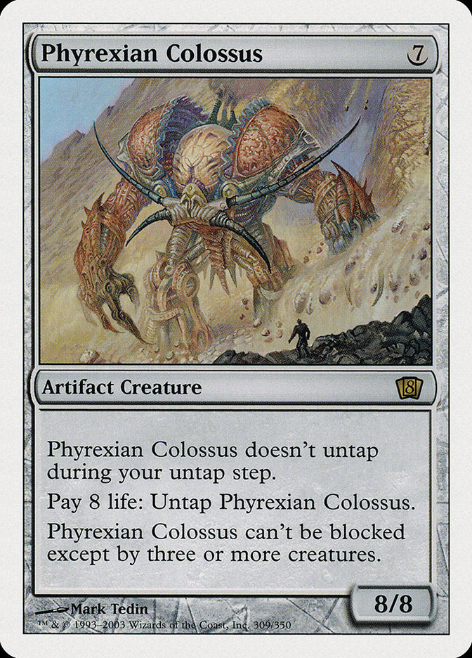 Phyrexian Colossus [Eighth Edition] | Nerdhalla Games