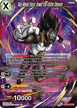 Black Masked Saiyan, Brawler from Another Dimension [BT13-004] | Nerdhalla Games