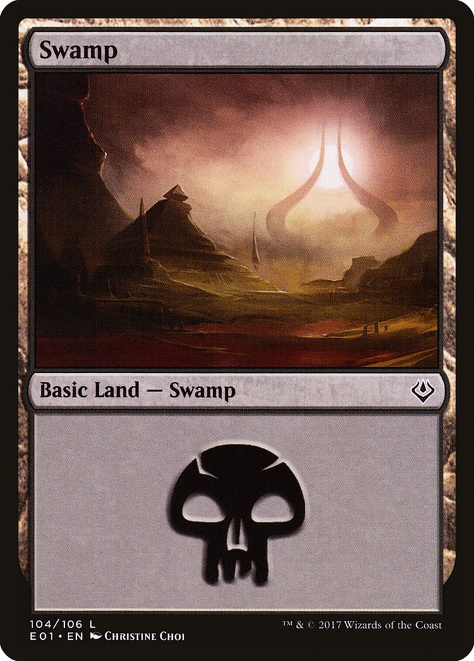 Swamp (104) [Archenemy: Nicol Bolas] | Nerdhalla Games