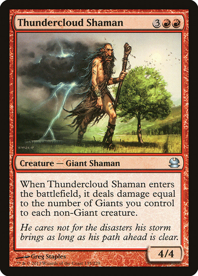 Thundercloud Shaman [Modern Masters] | Nerdhalla Games