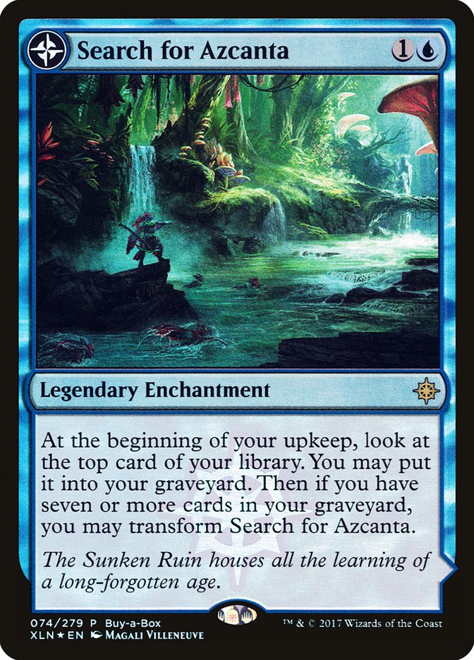 Search for Azcanta // Azcanta, the Sunken Ruin (Buy-A-Box) [Ixalan Treasure Chest] | Nerdhalla Games