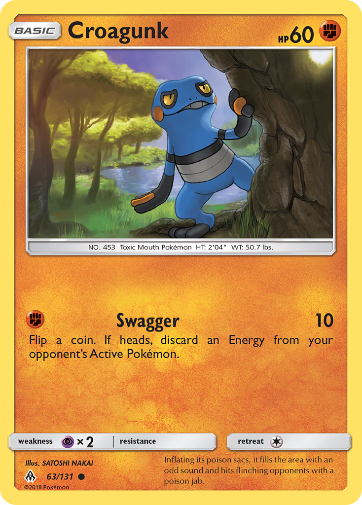 Croagunk (63/131) [Sun & Moon: Forbidden Light] | Nerdhalla Games