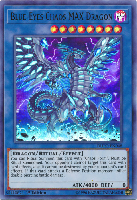 Blue-Eyes Chaos MAX Dragon [DUPO-EN048] Ultra Rare | Nerdhalla Games