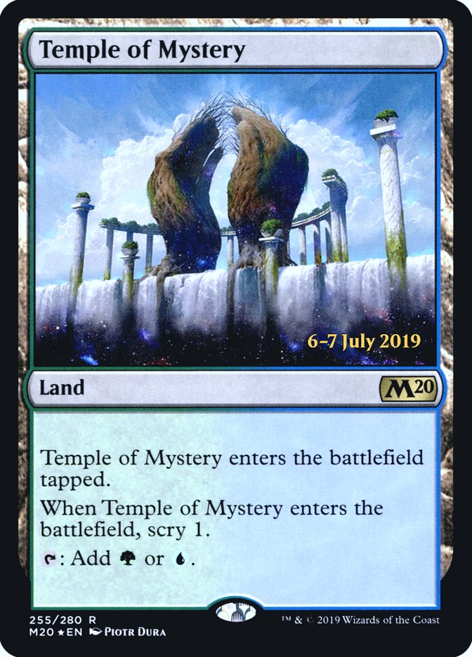 Temple of Mystery  [Core Set 2020 Prerelease Promos] | Nerdhalla Games