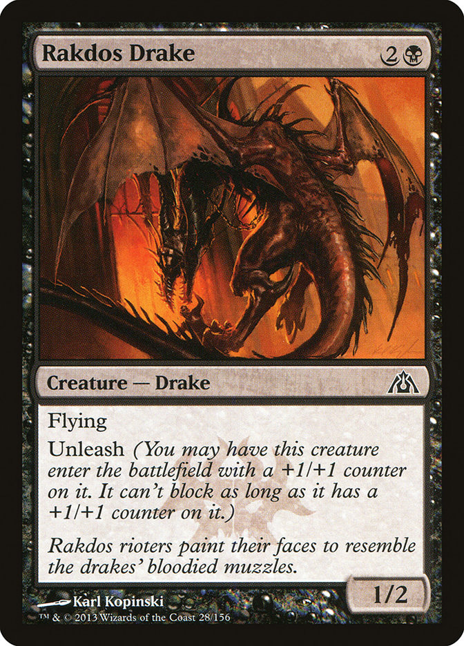 Rakdos Drake [Dragon's Maze] | Nerdhalla Games