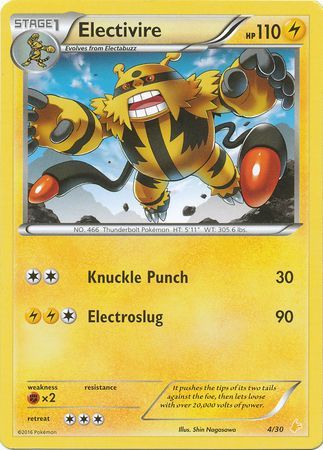 Electivire (4/30) [XY: Trainer Kit 3 - Pikachu Libre] | Nerdhalla Games