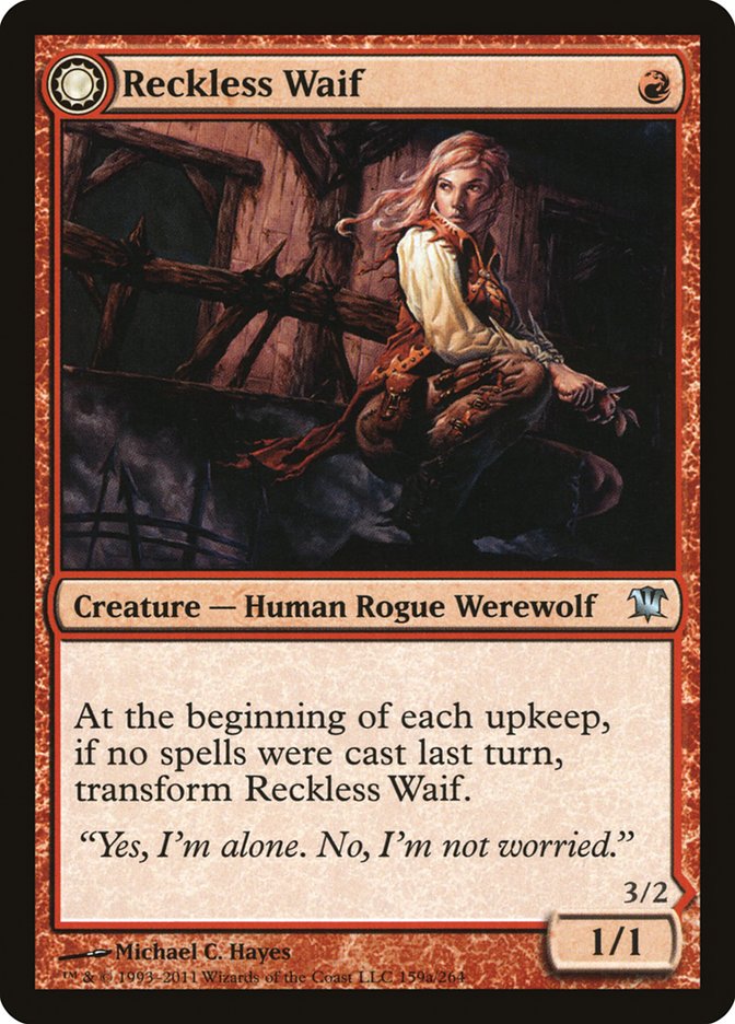 Reckless Waif // Merciless Predator [Innistrad] | Nerdhalla Games