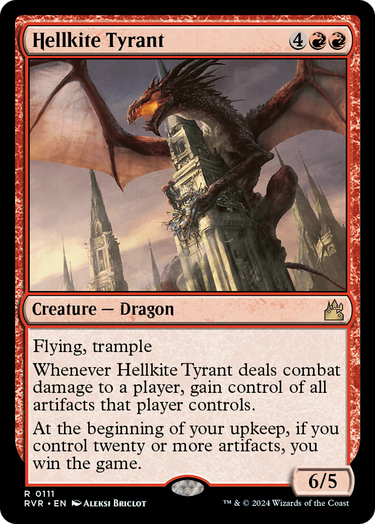 Hellkite Tyrant [Ravnica Remastered] | Nerdhalla Games