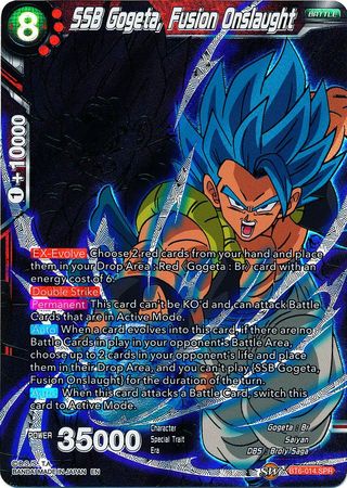 SSB Gogeta, Fusion Onslaught (SPR) [BT6-014_SPR] | Nerdhalla Games