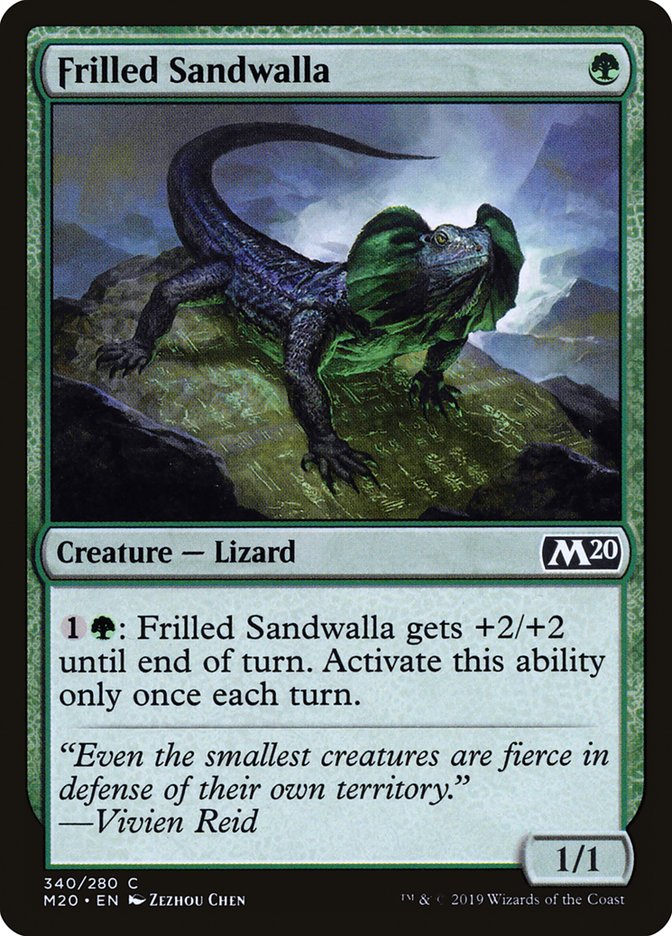 Frilled Sandwalla [Core Set 2020] | Nerdhalla Games