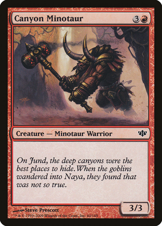 Canyon Minotaur [Conflux] | Nerdhalla Games