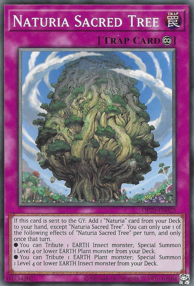 Naturia Sacred Tree [OP20-EN025] Common | Nerdhalla Games