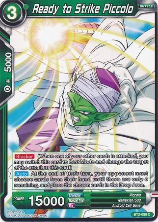 Ready to Strike Piccolo (BT2-080) [Union Force] | Nerdhalla Games