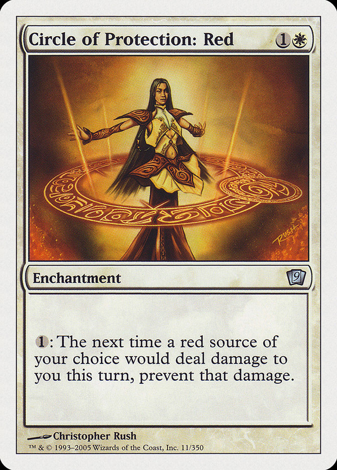 Circle of Protection: Red [Ninth Edition] | Nerdhalla Games