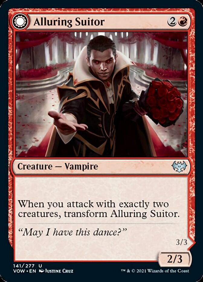 Alluring Suitor // Deadly Dancer [Innistrad: Crimson Vow] | Nerdhalla Games