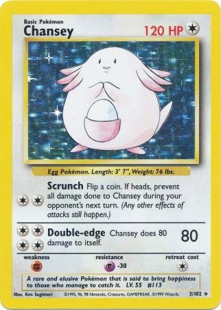 Chansey (3/102) [Base Set Unlimited] | Nerdhalla Games