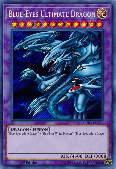 Blue-Eyes Ultimate Dragon [LCKC-EN057] Secret Rare | Nerdhalla Games