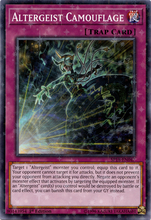 Altergeist Camouflage [SP18-EN047] Starfoil Rare | Nerdhalla Games