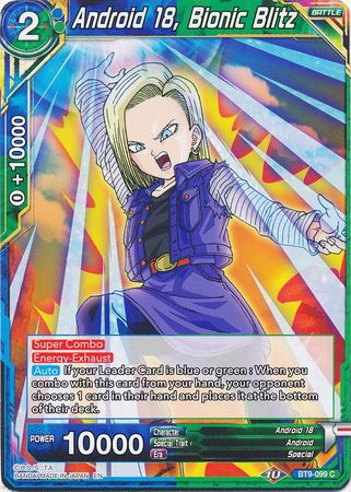 Android 18, Bionic Blitz [BT9-099] | Nerdhalla Games